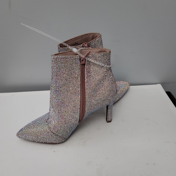 Gianni Bini Annina Rhinestone Embellished Stiletto Dress Booties - Picture 8 of 14